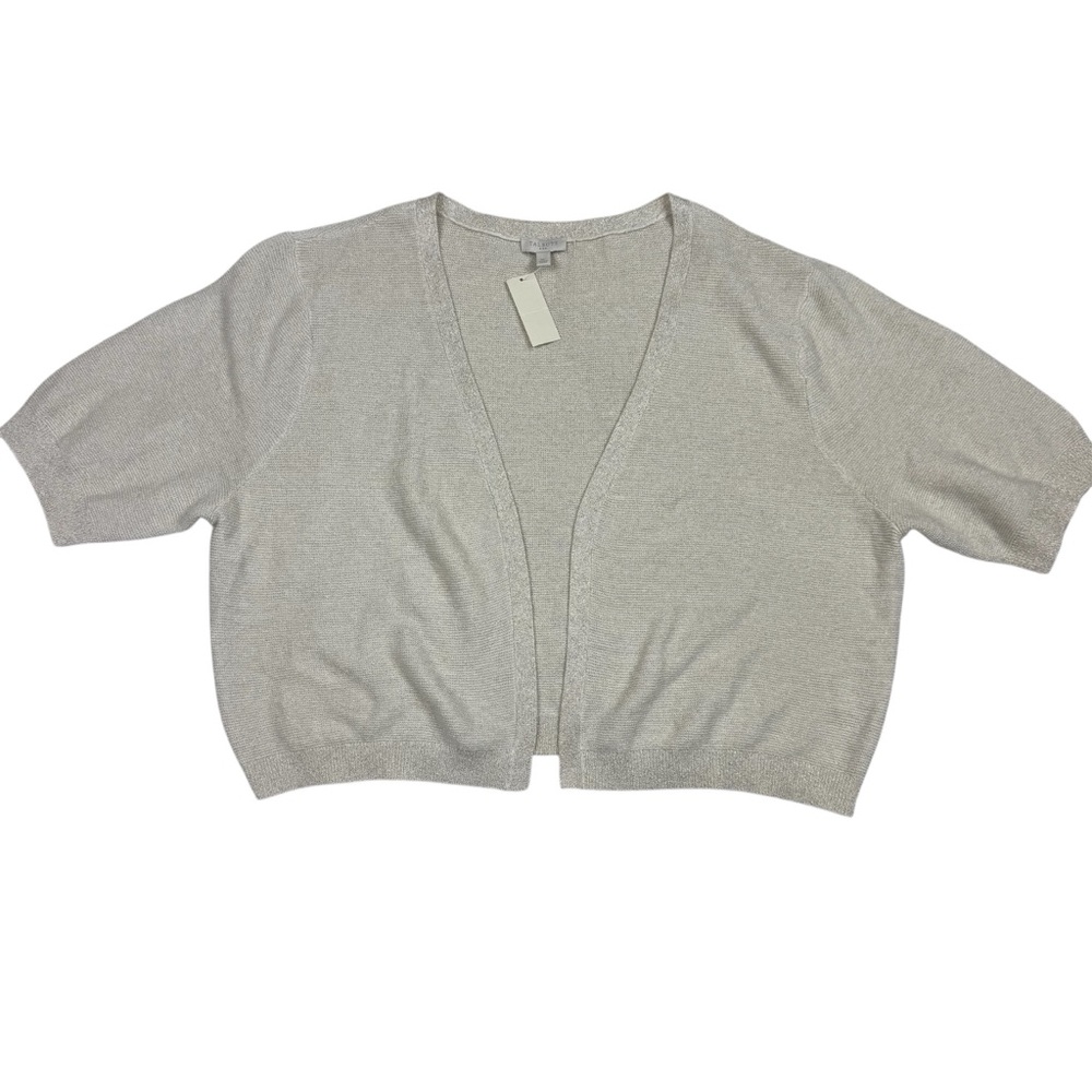 Talbots Soft Gold Shimmer Shrug